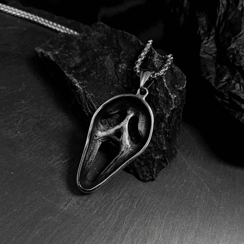 men grimace necklace - Picture 3 of 4